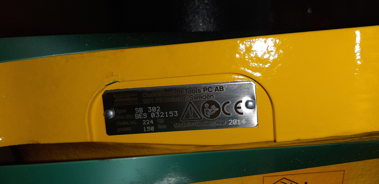 Atlas Copco SB302 VIBRO SILENCED Hydraulic hammer