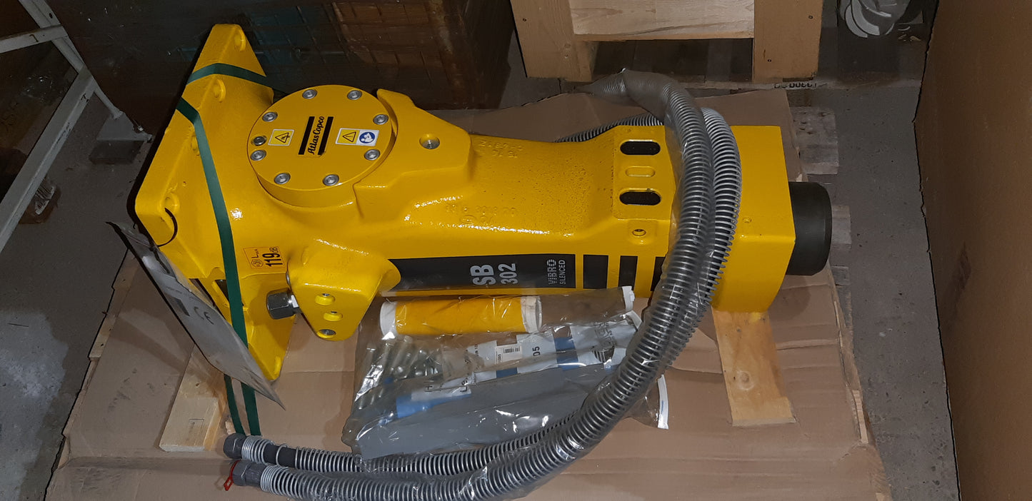 Atlas Copco SB302 VIBRO SILENCED Hydraulic hammer