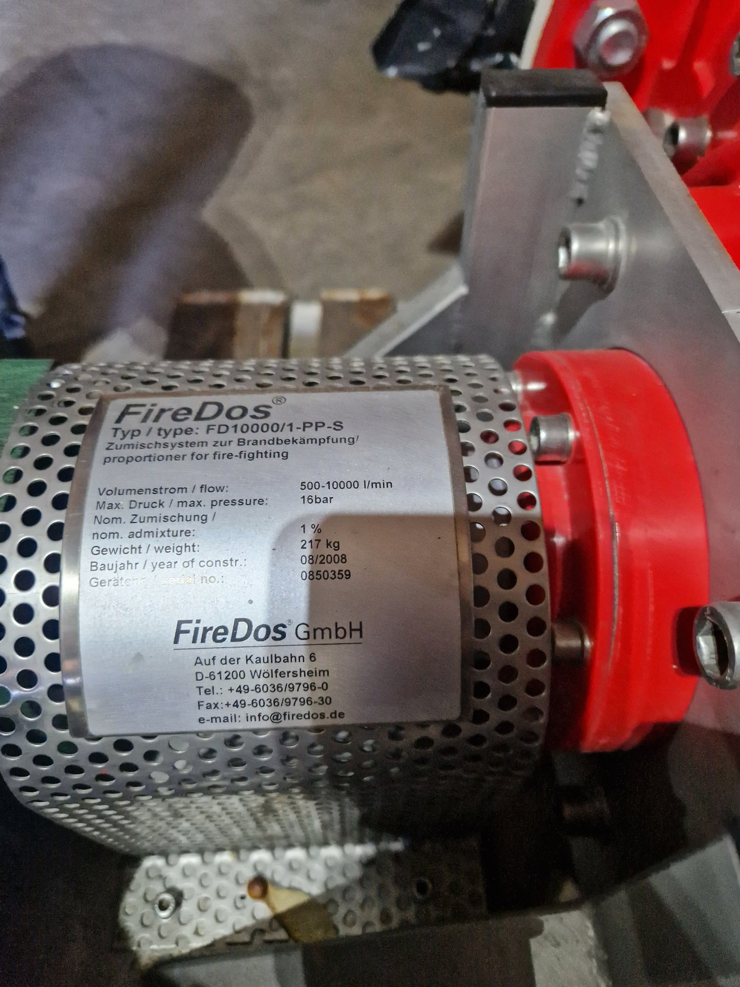 FireDos FD10000/1-PP-S proportioner for firefighting  (Request price)