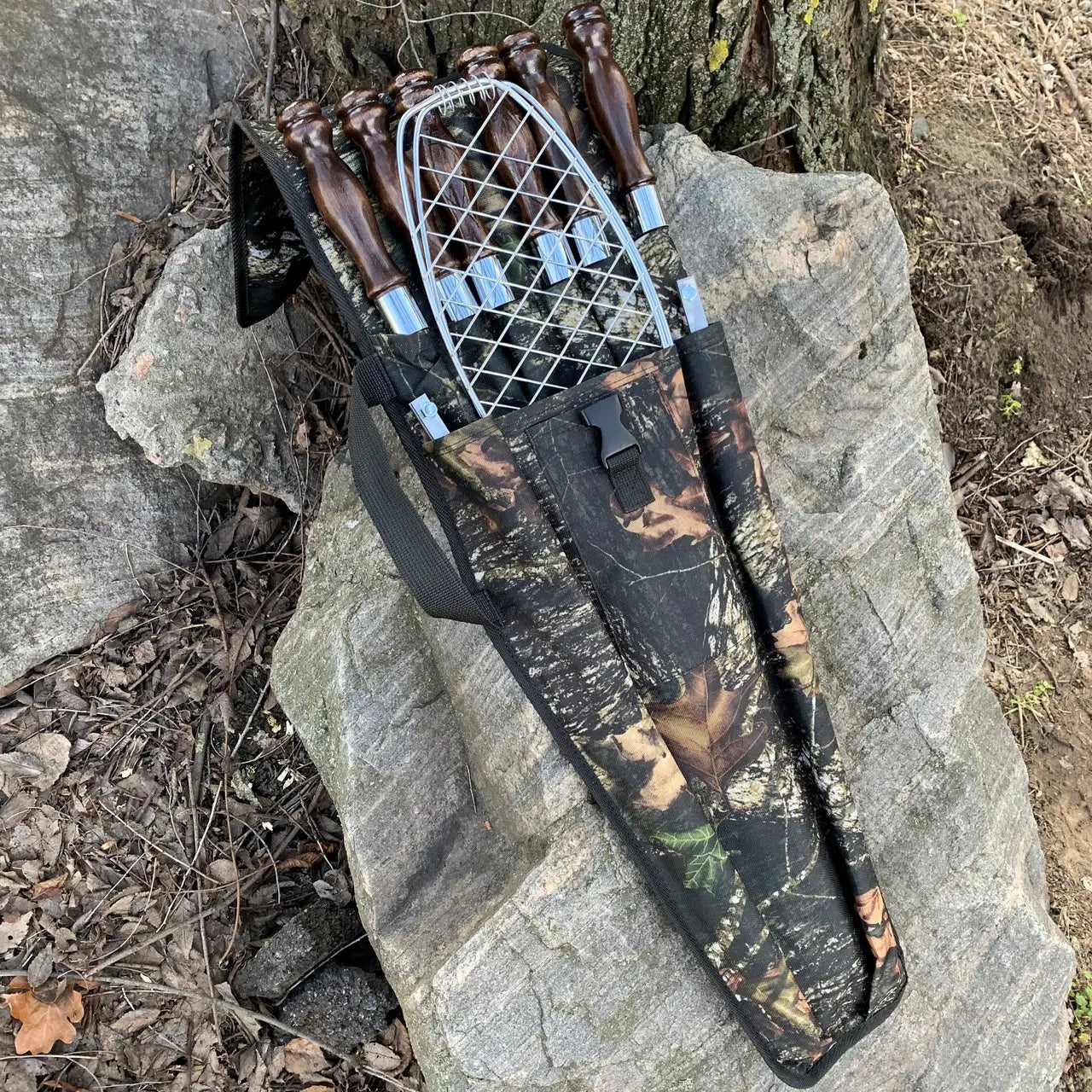 Gift skewers in tarpaulin case Hunter Gorillas BBQ (Request price)