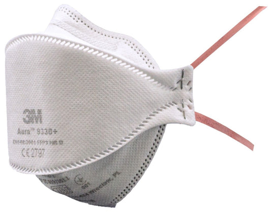 3M™ Aura™ Particulate Respirator, FFP3, without valve, 9330+  (Request price)