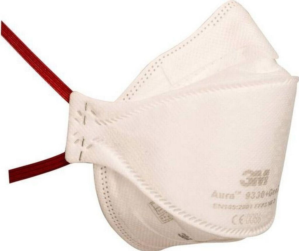 3M™ Aura™ Particulate Respirator, FFP3, without valve, 9330+  (Request price)