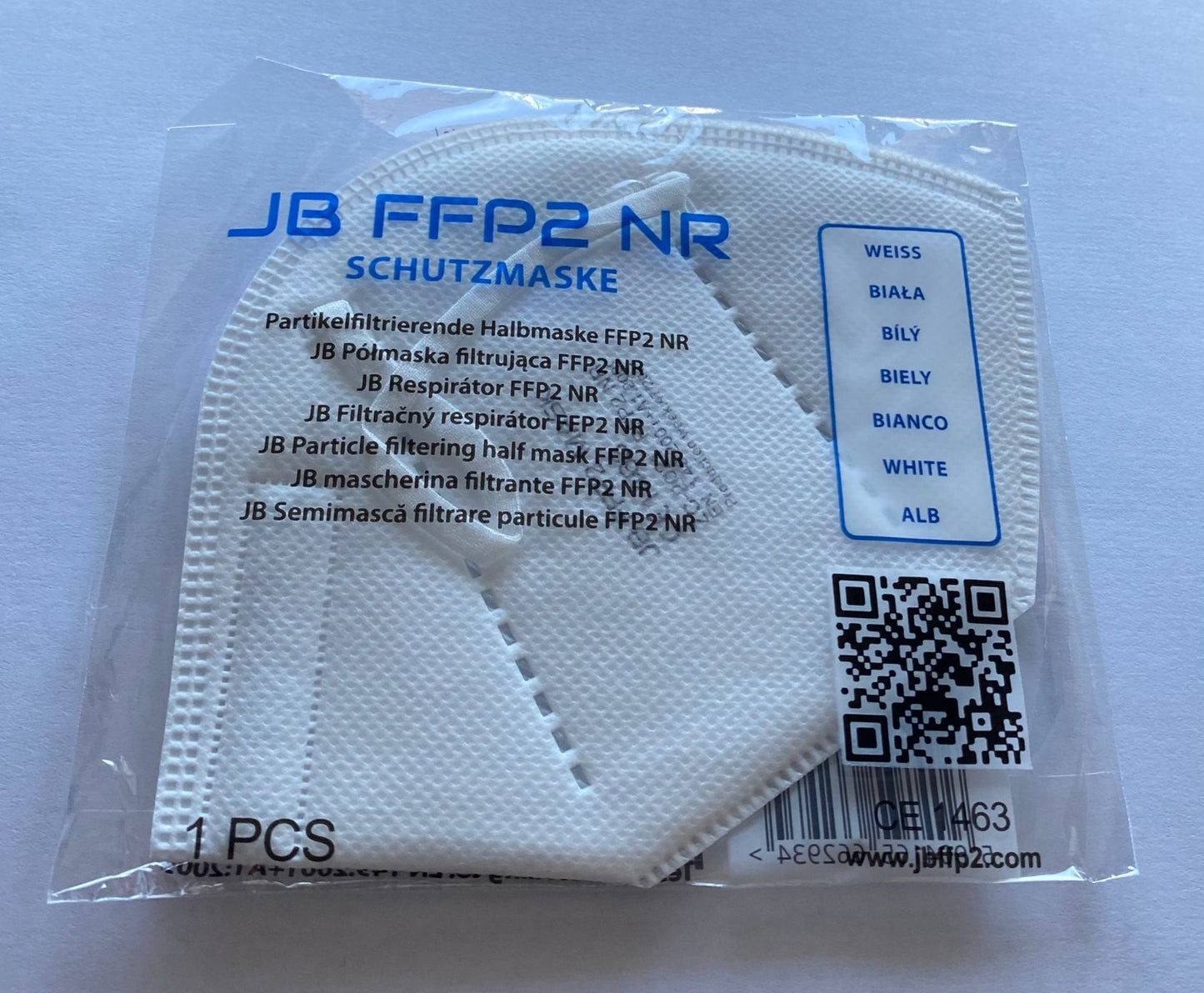 Anhui FFP2 mask ZC-2021 CE 1463, white  (Request price)