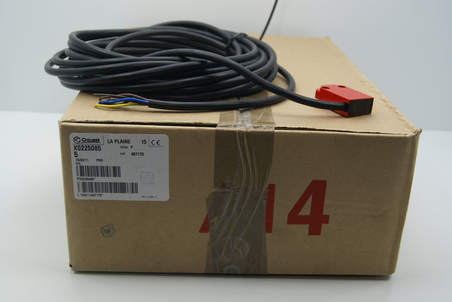 Crouzet Positionsschalter ARND X0225085, Crouzet position switch, SP9414-00 special plunger, cable length 10m  (Request price)