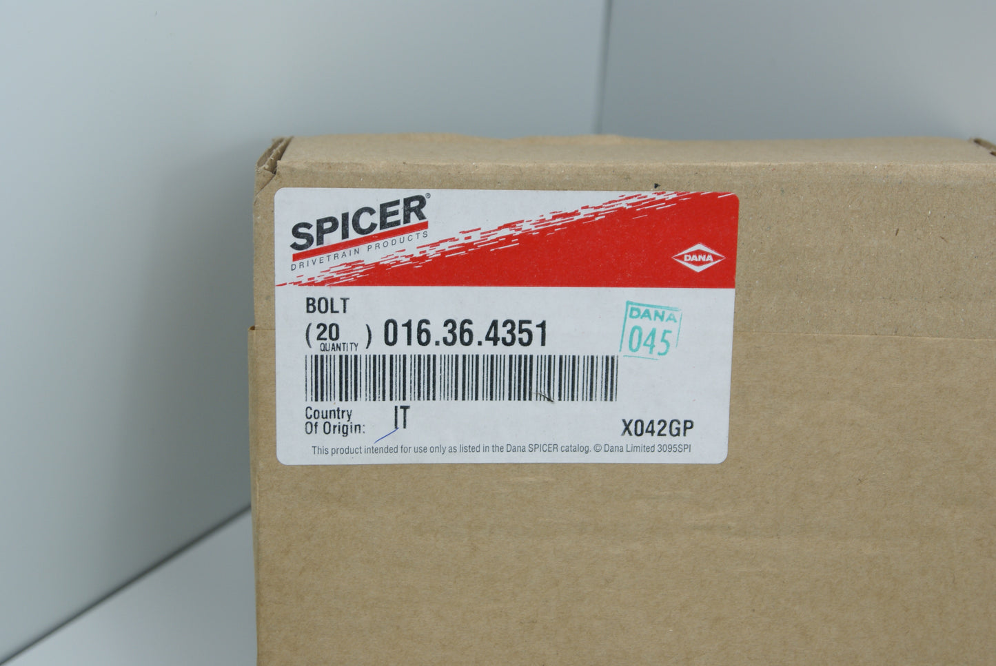 Spicer Dana 016.36.4351 BOLZEN