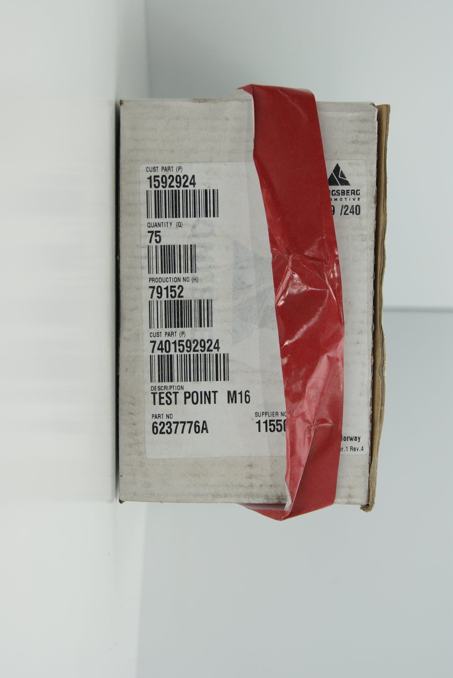 Kongsberg 6237776A  TEST POINT ISO 3583 M 16 x 1,5  (Request price)