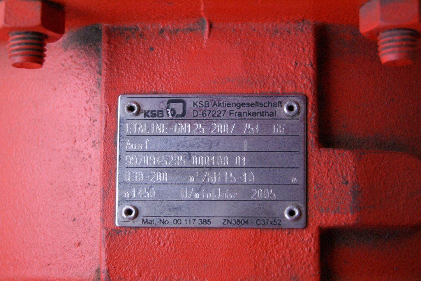 KSB ETALINE-GN125-200 754 G6 Pompe de chauffage  (Request price)