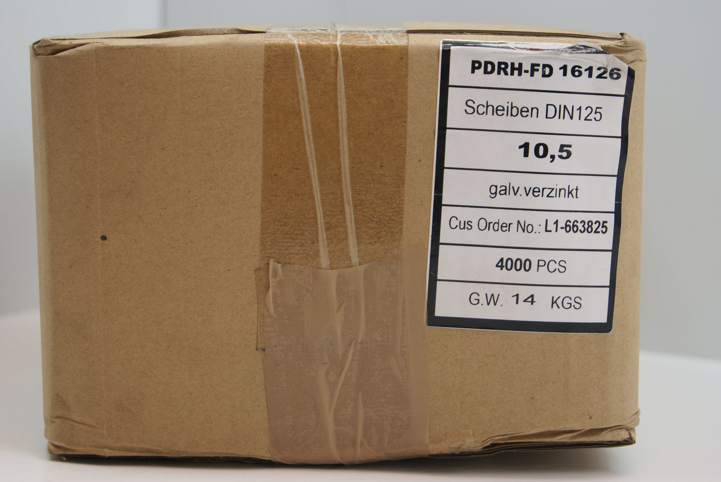 large washer DIN 125 galvanized 10.5 PDRH-FD 16126  (Request price)