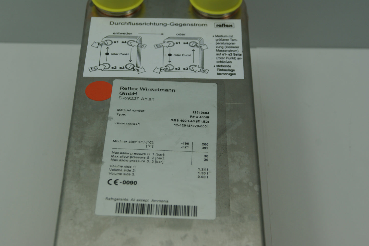 Reflex Longtherm rhc40-40 (Request price)