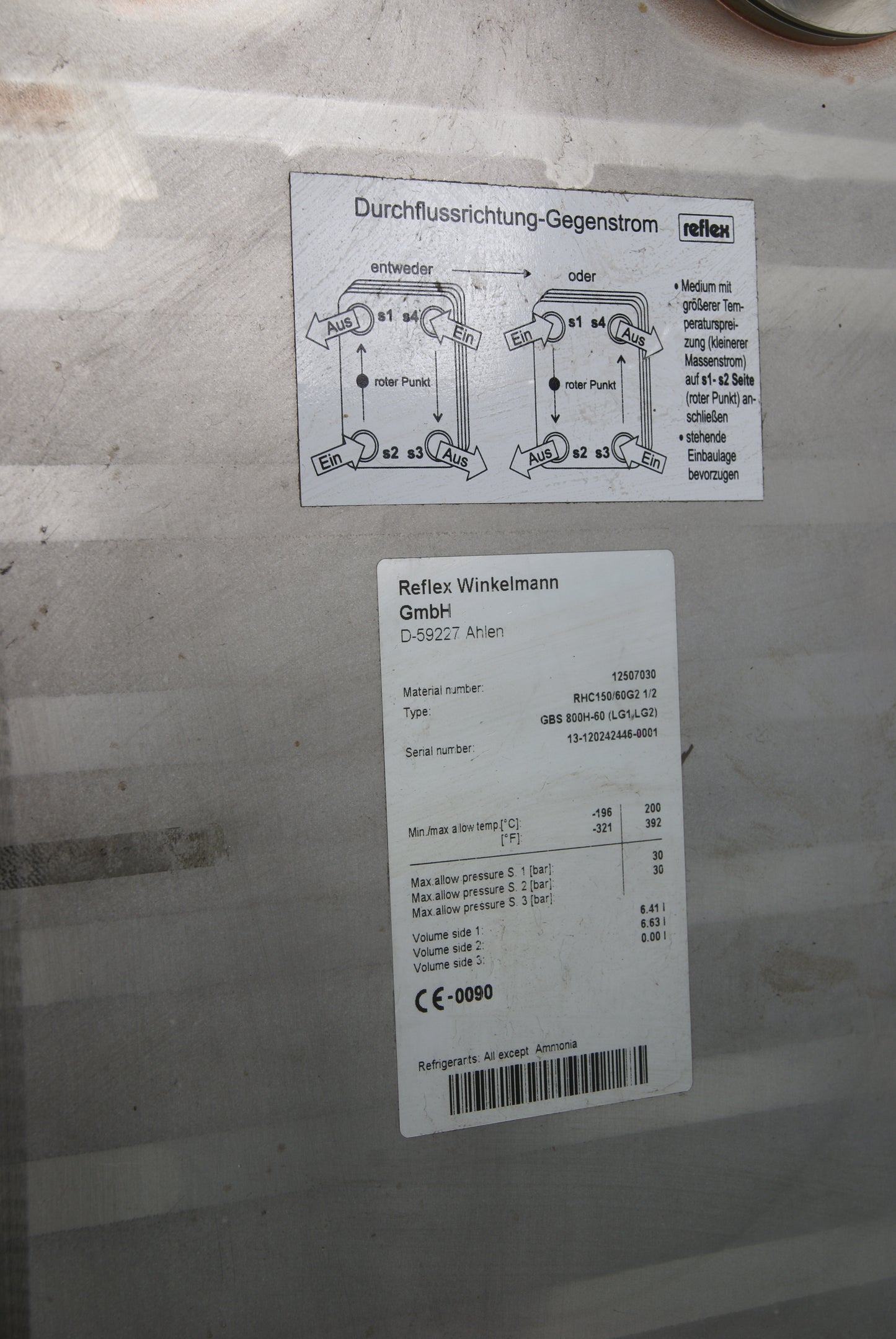 Wärmetauscher Reflex Longtherm rhc 150-60G2 1-2