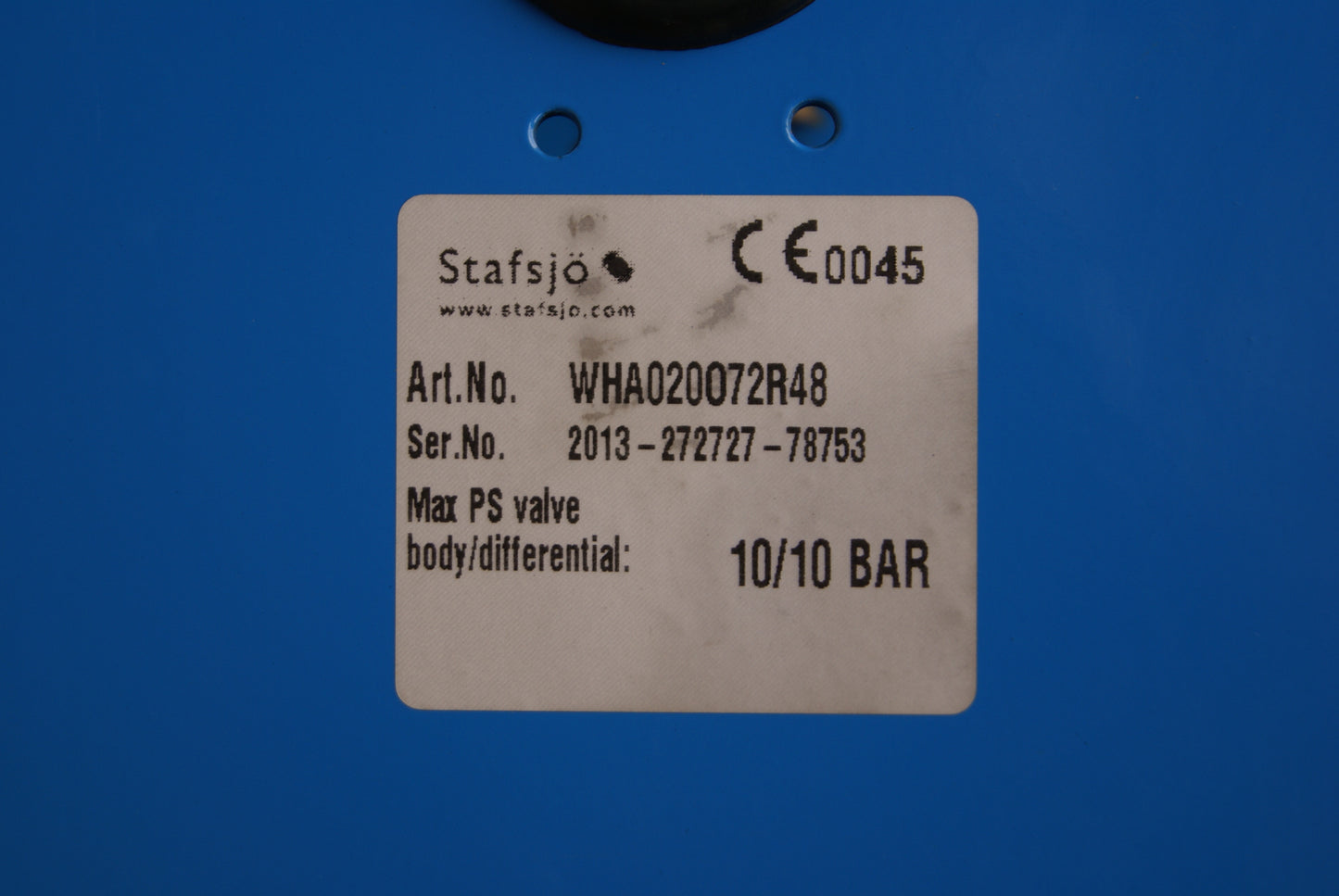 Stafsjö FM200 Stoffschieber DN 200 EPDM Grauguss Handrad mit Steigspindel Art.No. WHA020072R48 (Request price)