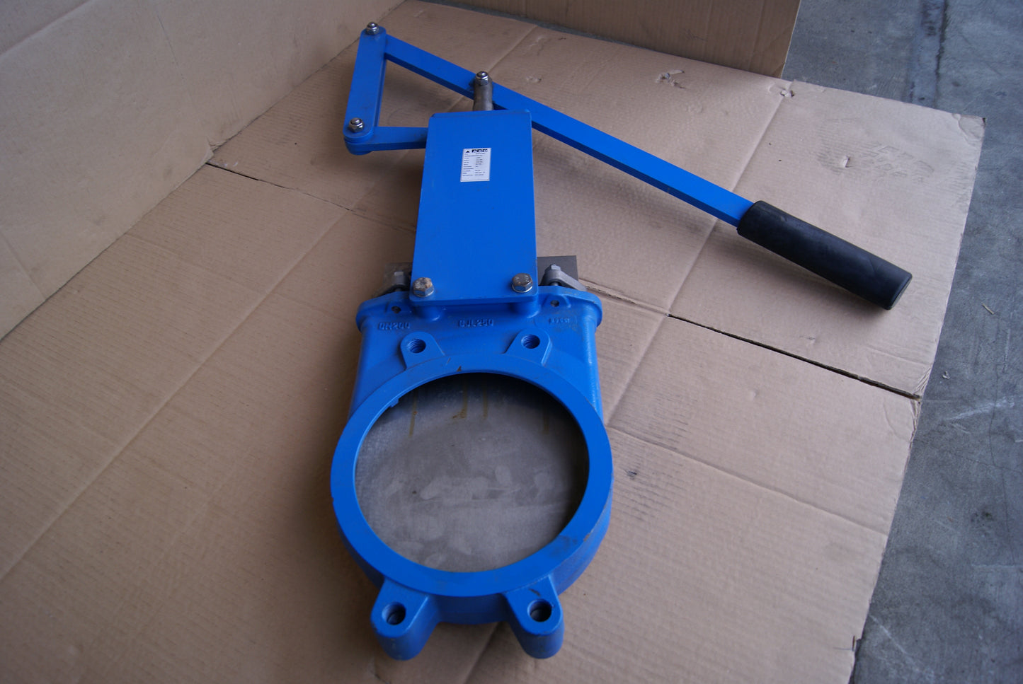 Flat slide valve with flange connection from AKO L20P DN200 PN10  (Request price)