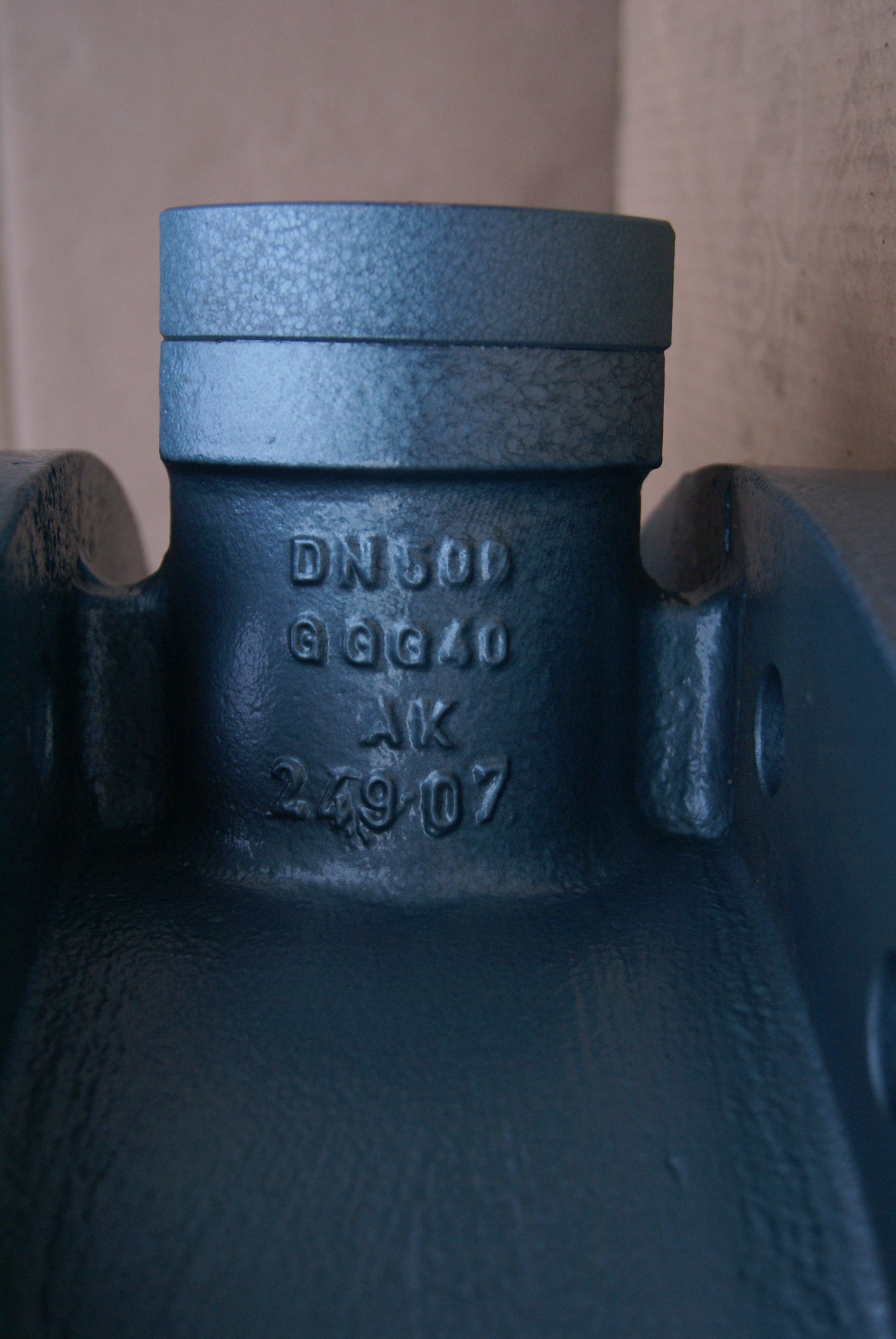 Weichdichtendes Doppelflanschventil DN500 GGG40, F 012-K1, Hemd PN10, EBRO Amaturen