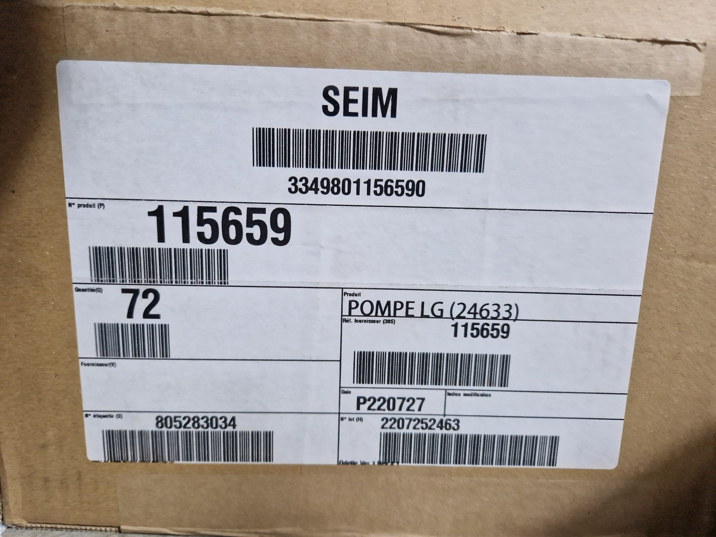 Windshield washer pump SEIM 115659 FEBI 24633