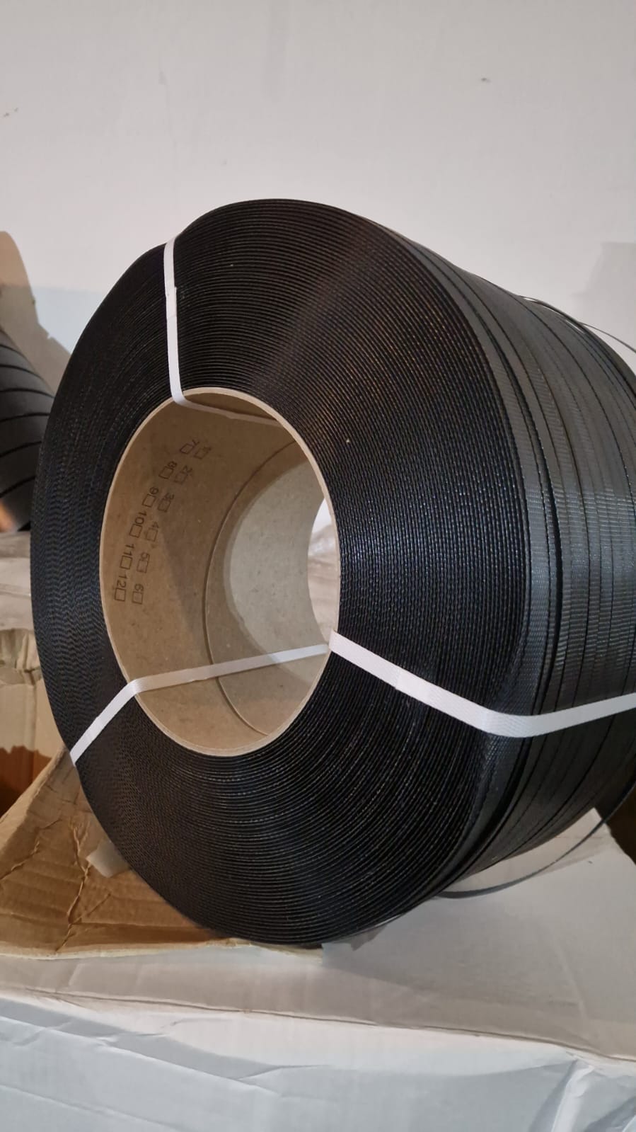 Packing tape PP 12 x 0.55 / 2 x 3000m; black (Request price)