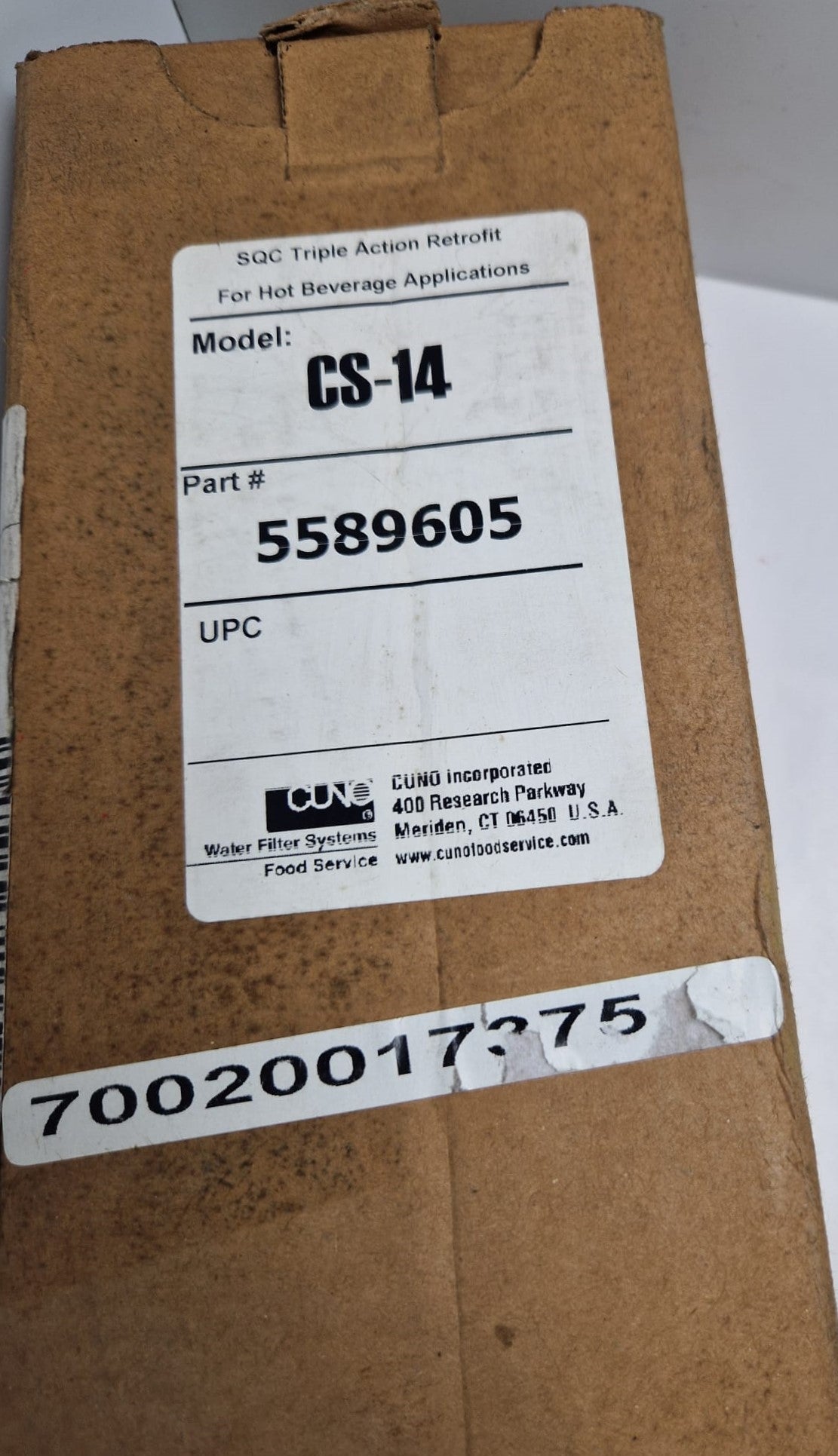 CUNO CS-14 filter cartridge #5589605  (Request price)