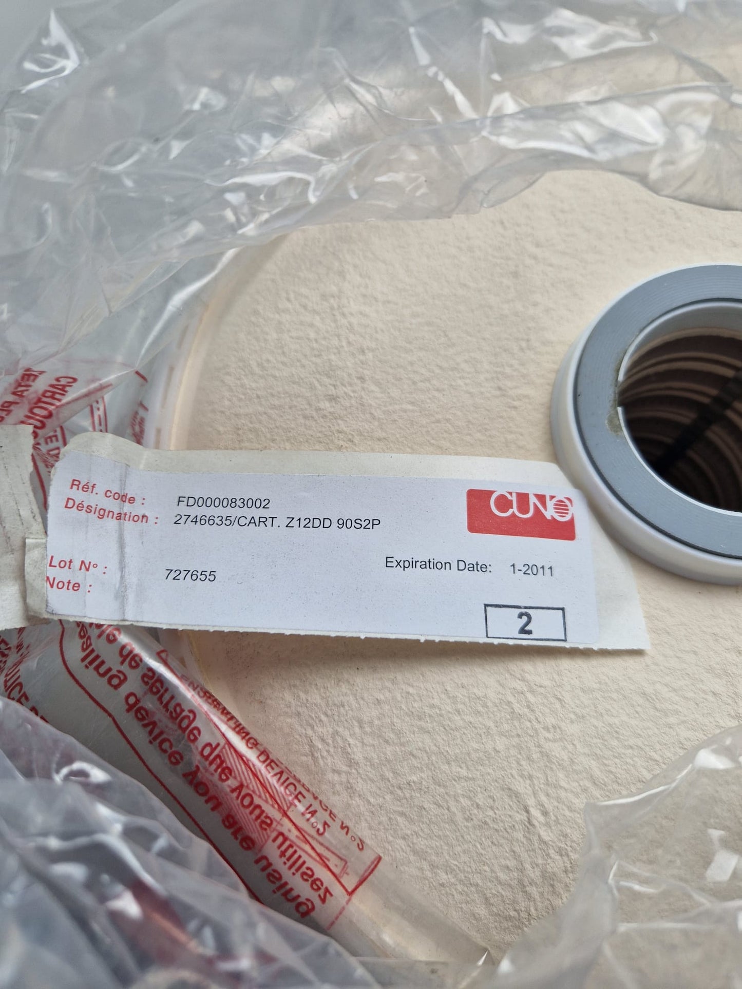 CUNO FD000083002 (2746635/CERT. Z12DD 90S2P)  (Request price)