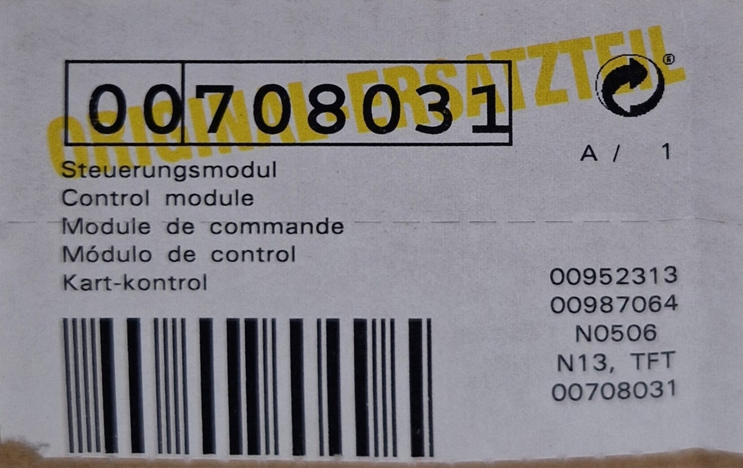 Control module DGO BOSCH 00708031  (Request price)