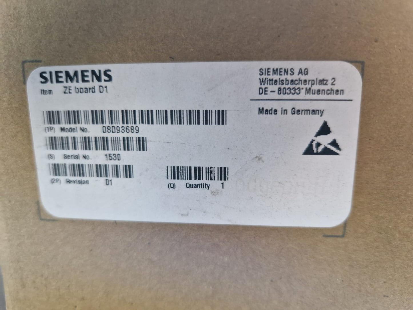 SIEMENS FX ARISTOS Rad Room Parts 1P7561173 (Request price)