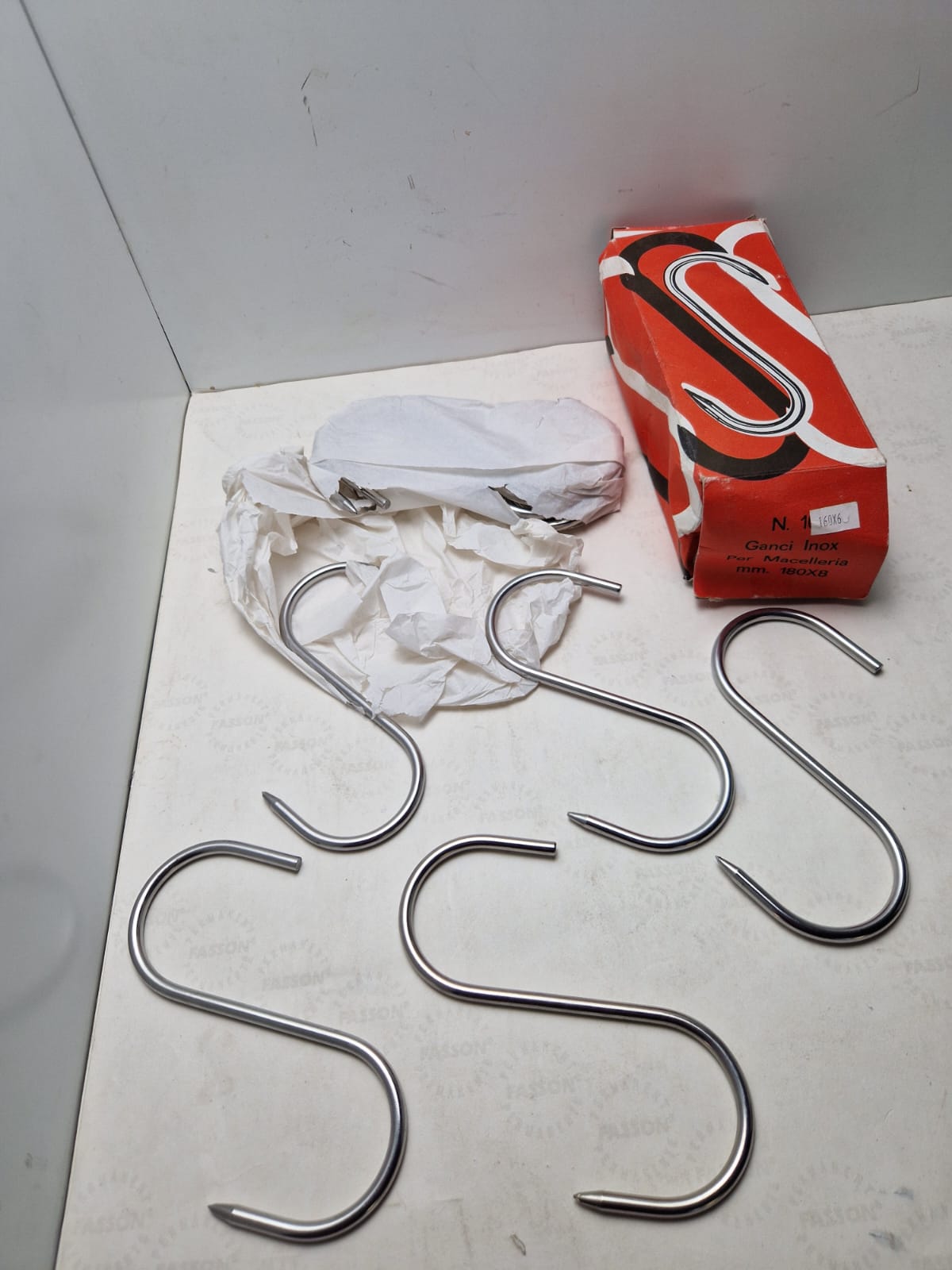 Stainless Steel Hooks For Butchers mm. 160X6 (Request price)