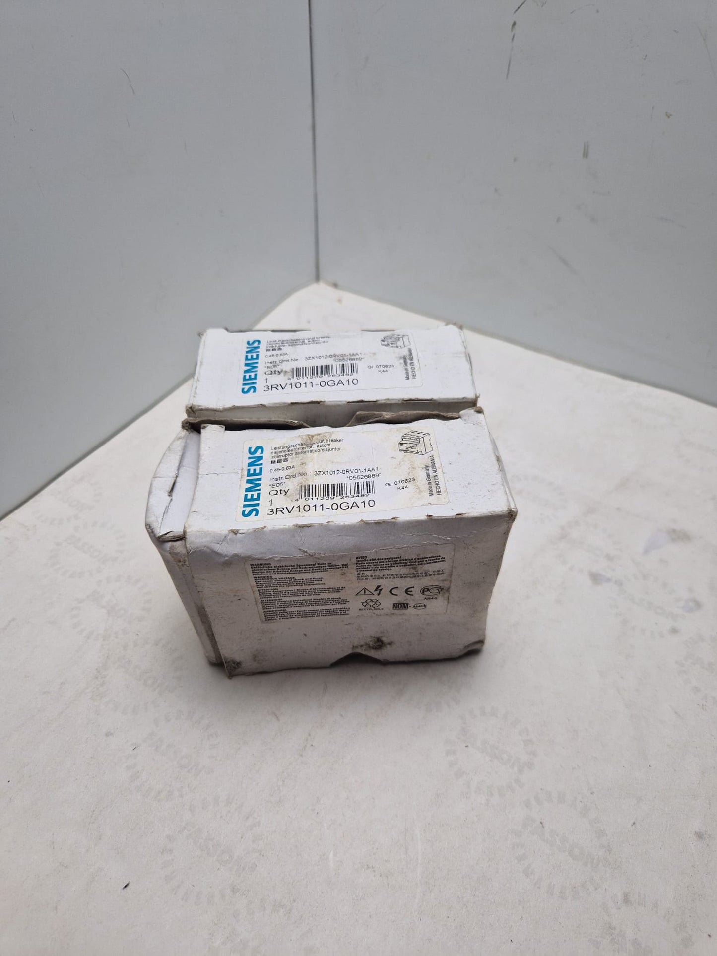 Siemens 3RV1011-0GA10 0.45-0.63 Circuit Breaker (Request price)