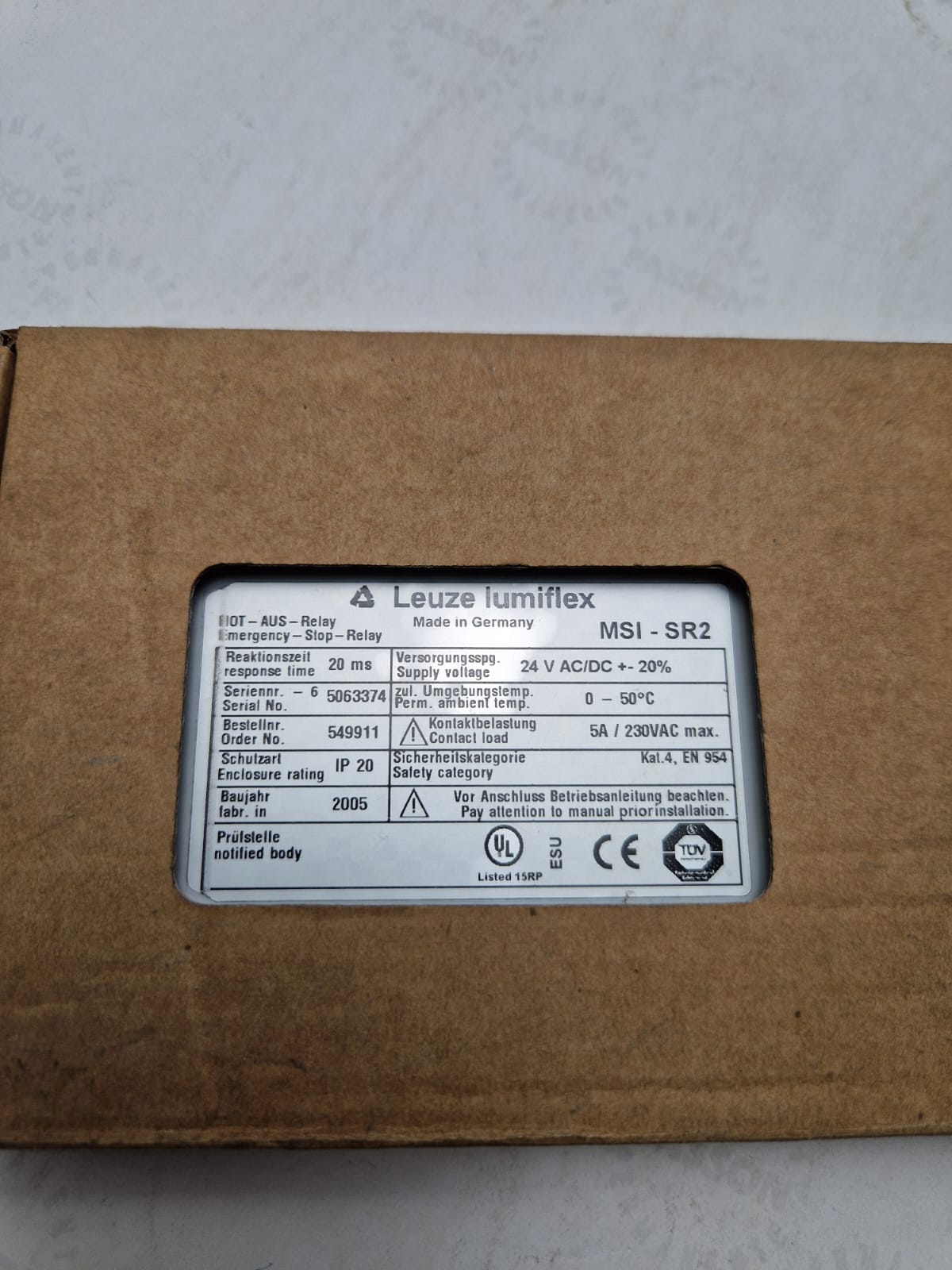 Leuze Lumiflex MSI - SR2 (Request price)