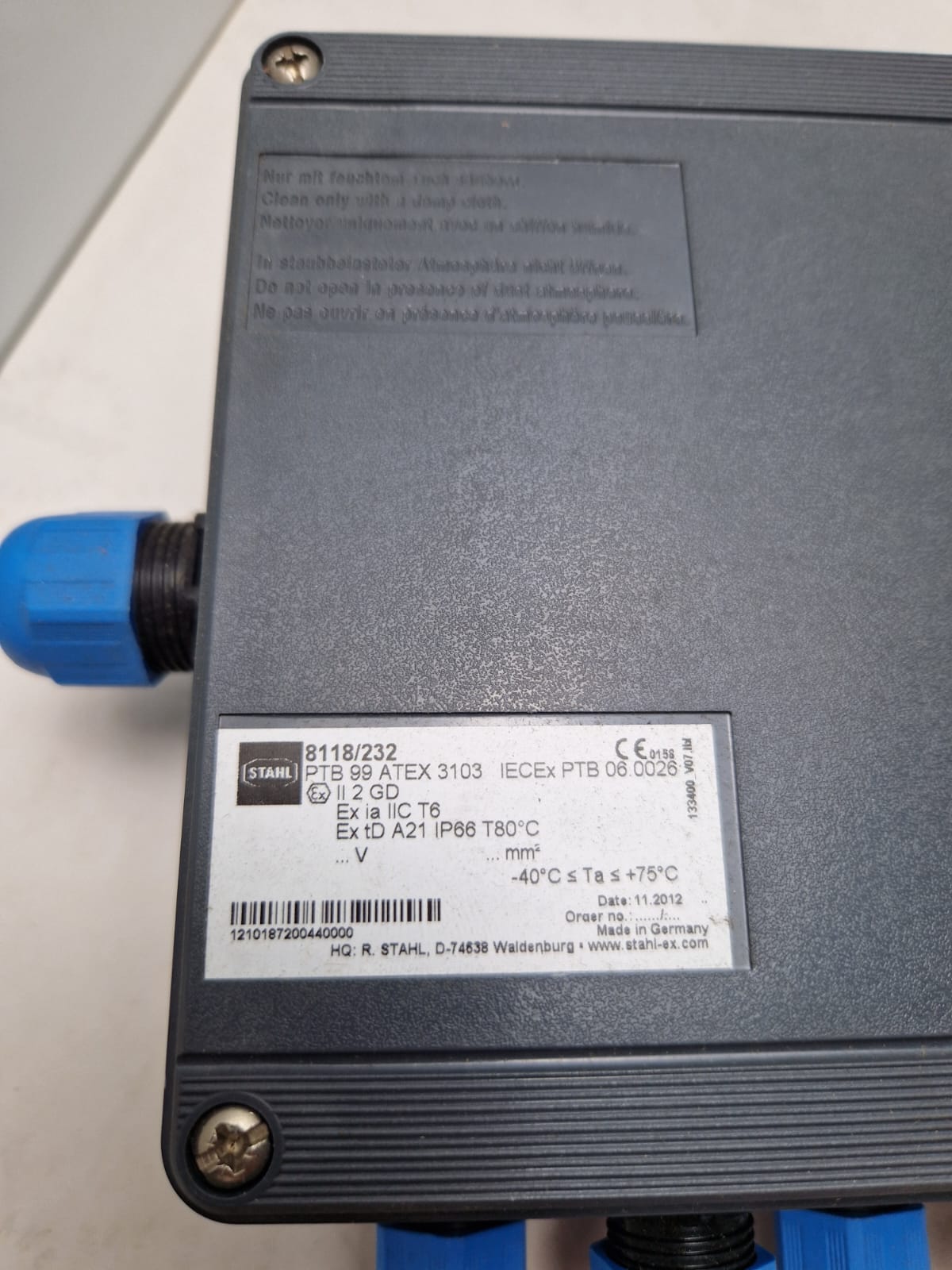 Stahl Terminal Box 8118/232, 211395 (Request price)