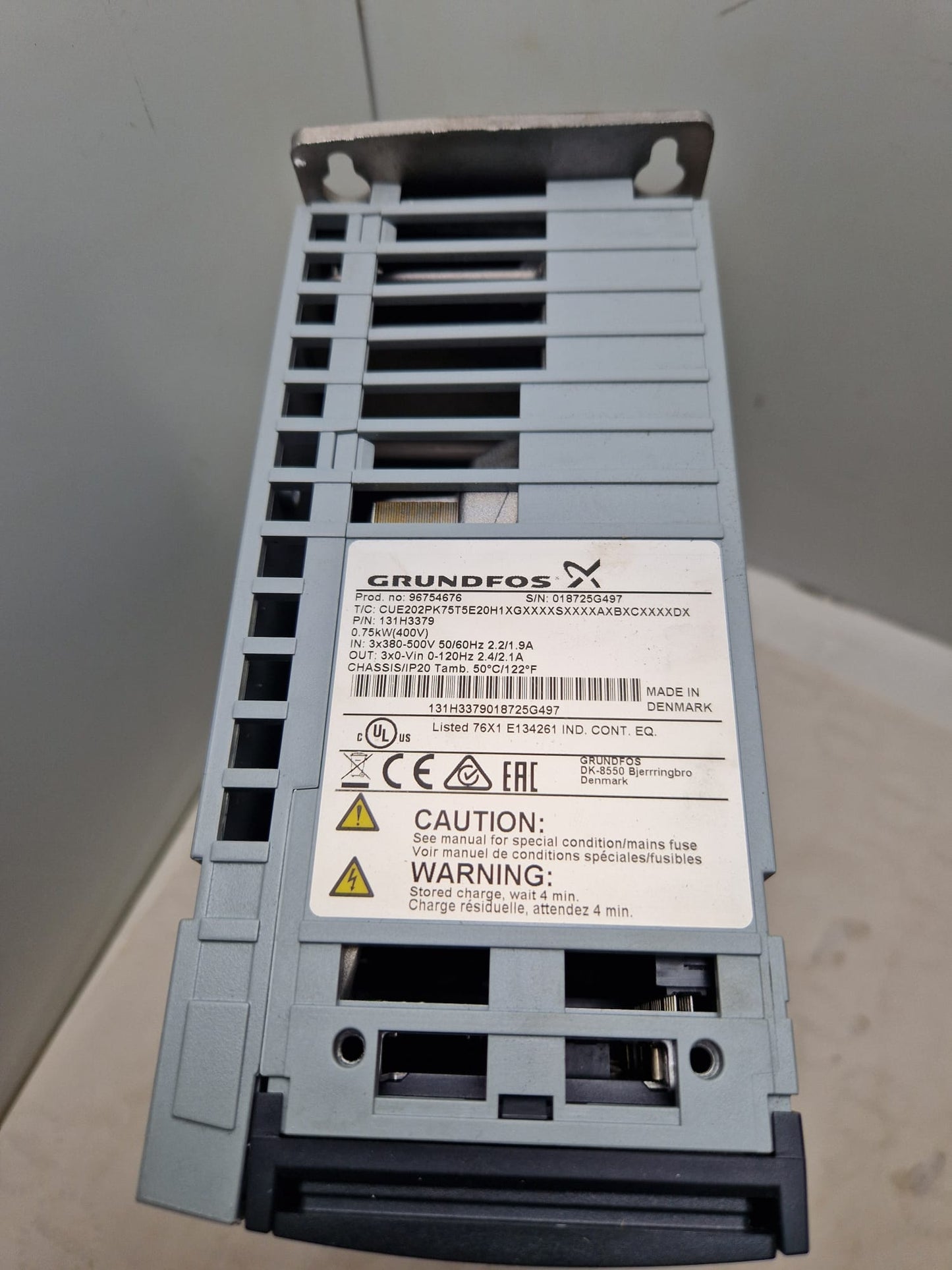 Grundfos CUE 3X380-500V IP20 0.75KW 2.4 (96754676)  (Request price)