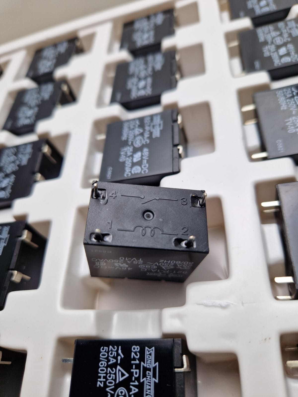 Song Chuan 821-P-1A-C 48 VDC Electromechanical Power Relay (Request price)