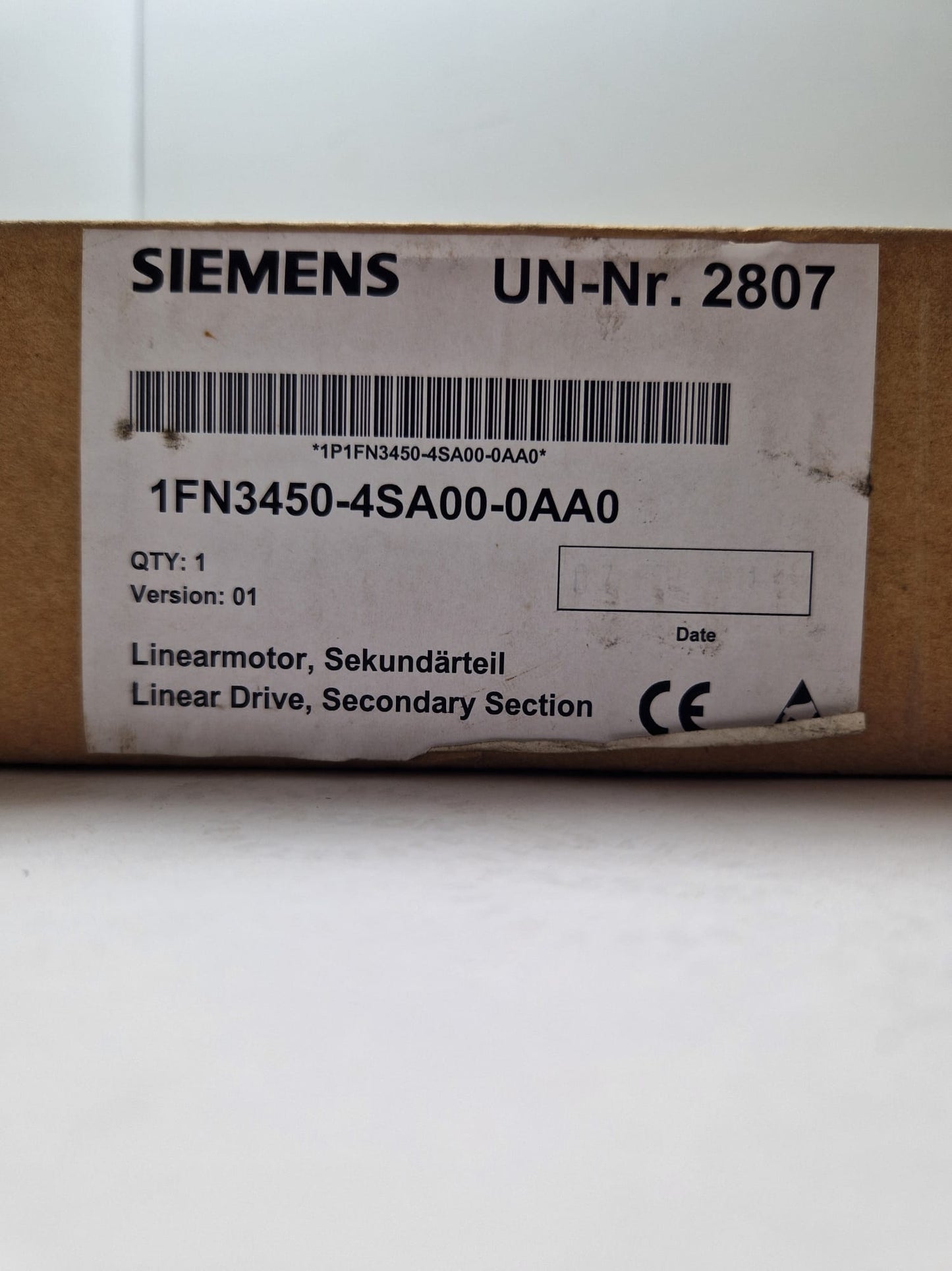 Siemens 2807 Linear engine 1FN3450-4SA00-0AA0 (Request price)