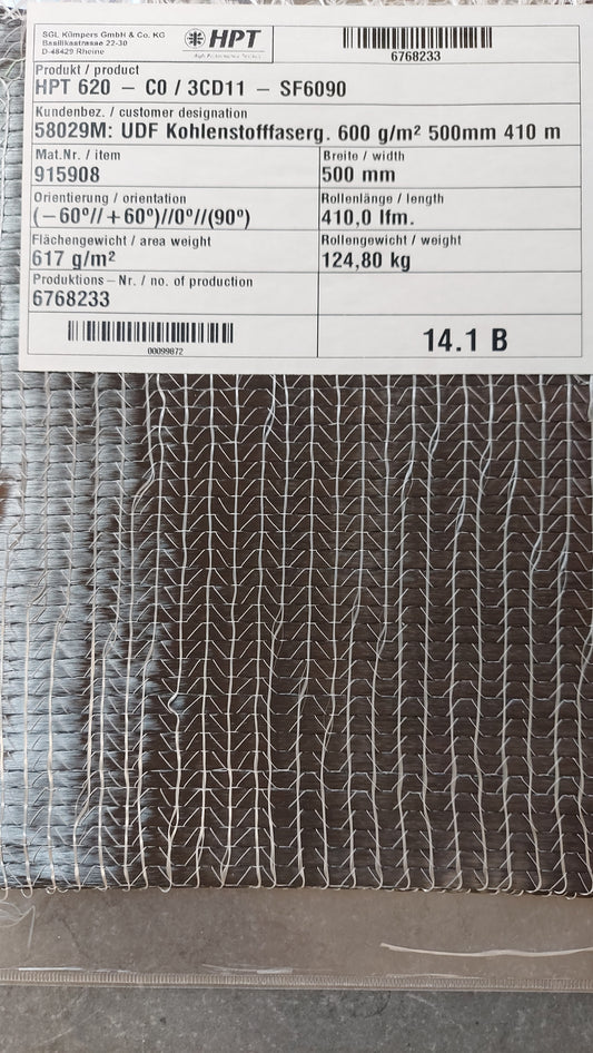 High Performance Textiles HPT 620 - C0 / 3CD11 - SF6090, Prod- no.:  6723976 - R43 Carbon (Request price)