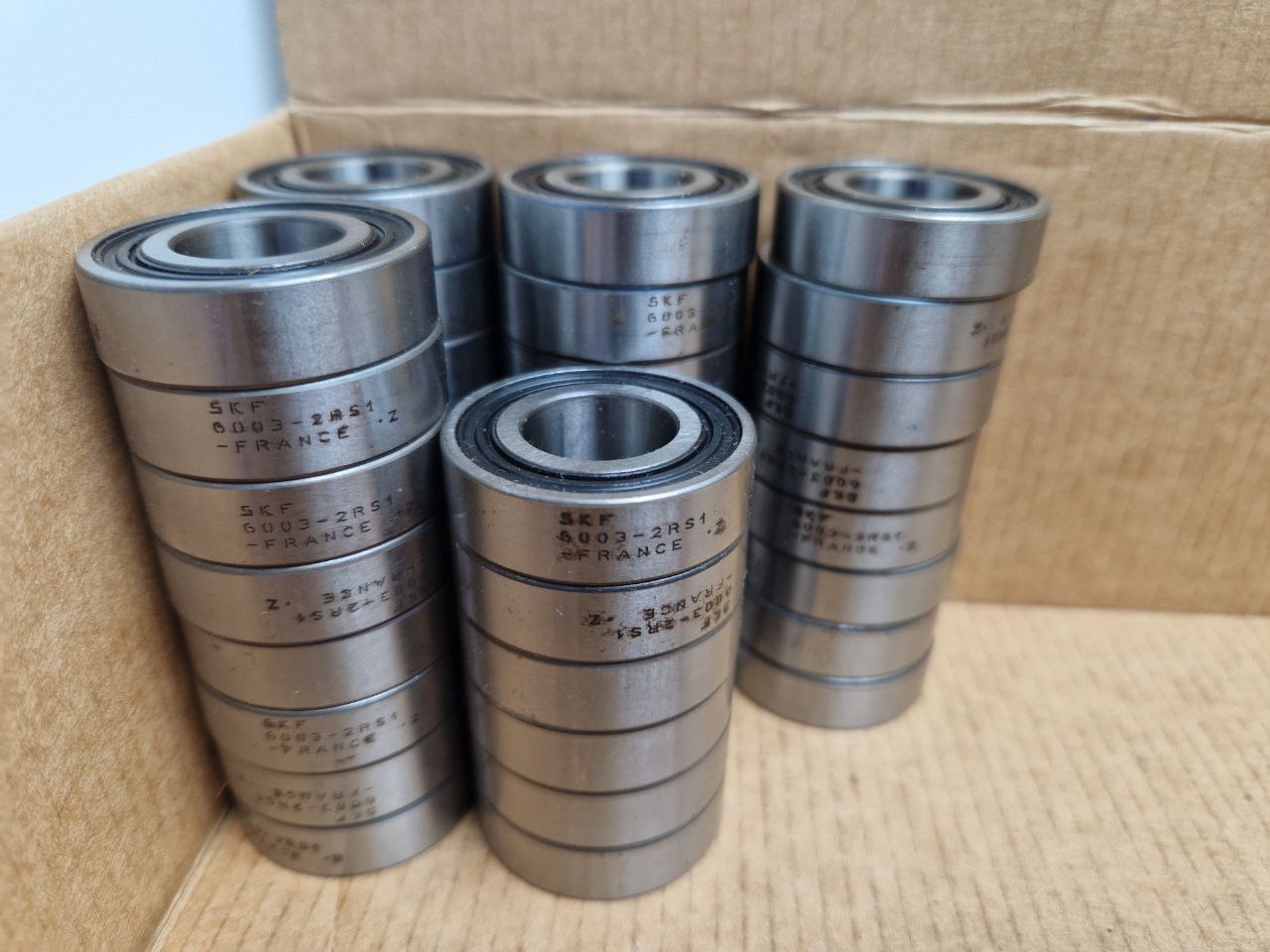 SKF W6003-2RS1 Deep groove ball bearings made of stainless steel with integrated sealing (Request price)