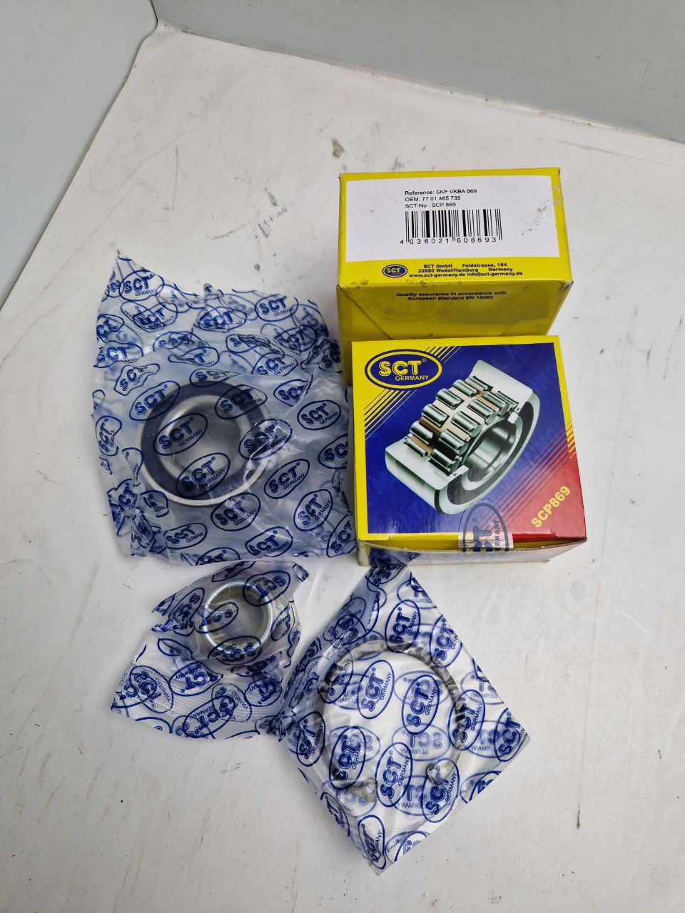 SCP 869 wheel bearing kit (Request price)