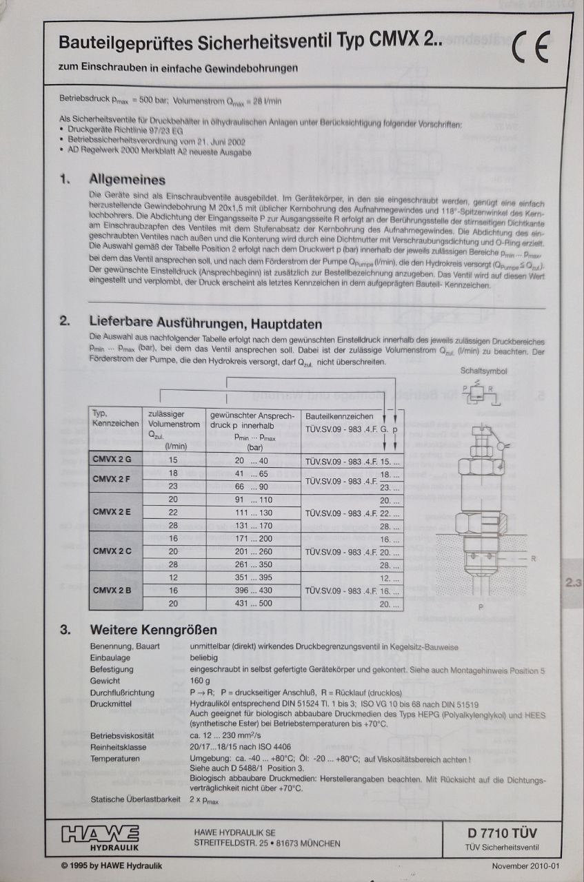 HAWE  Hydraulikaggregat Typ 13-075-H-00-02  (Request price)