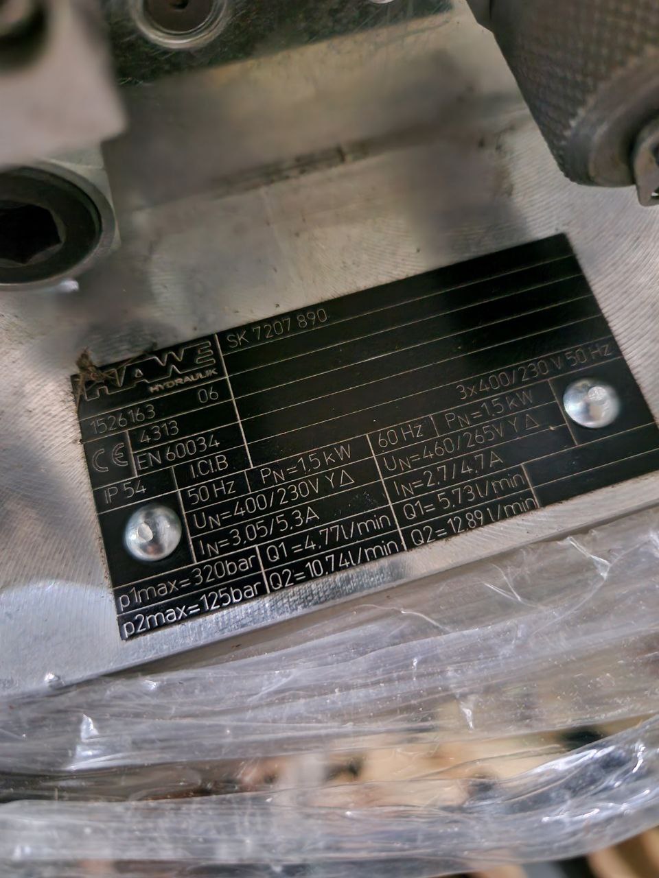 HAWE  Hydraulikaggregat Typ 13-075-H-00-02  (Request price)