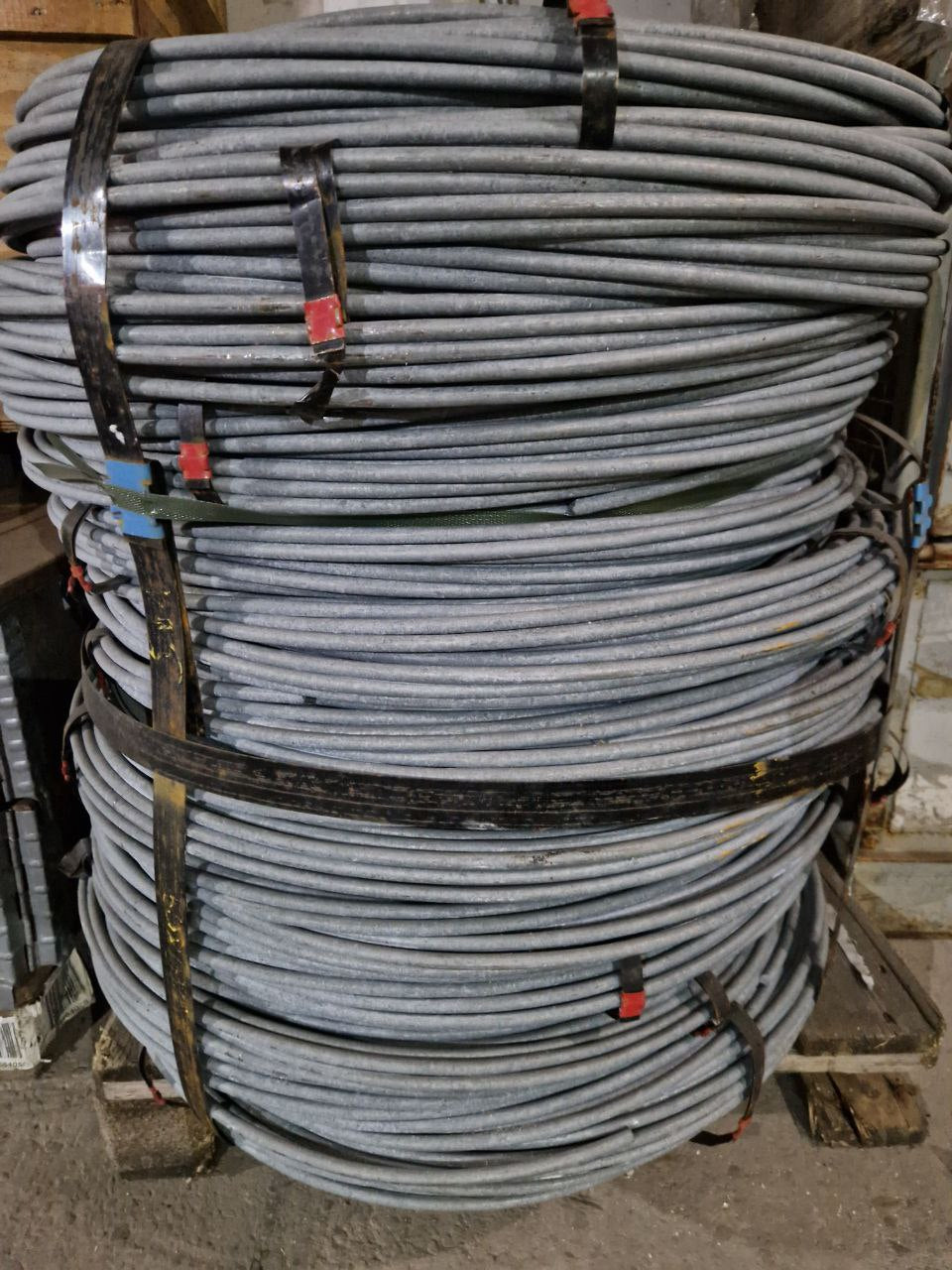 Galvanized round lightning conductor wire 10mm, 848341  (Request price)