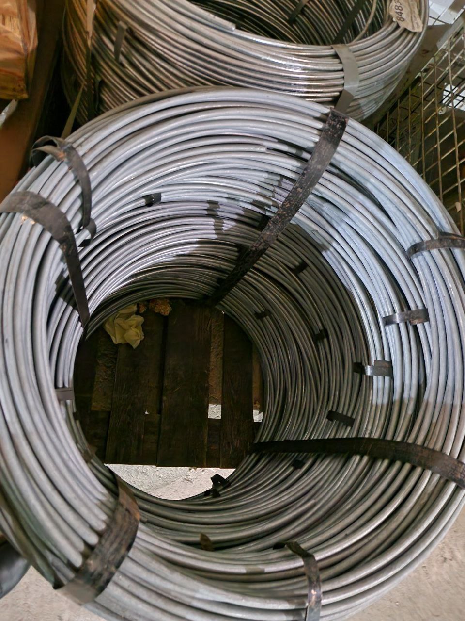 Galvanized round lightning conductor wire 10mm, 848341  (Request price)