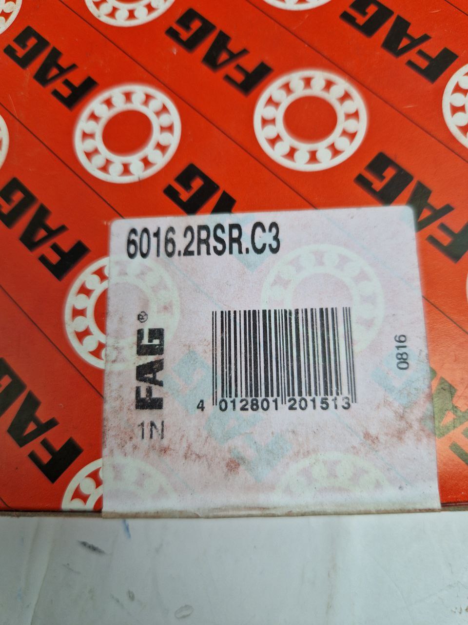 Radial ball bearing FAG 6016.2RSR.C3 (Request price)