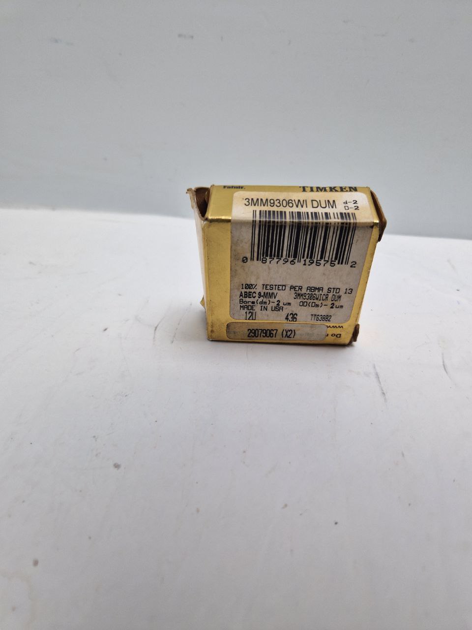 TIMKEN FAFNIR 3MM9306 WI CR DUM BRG (Request price)