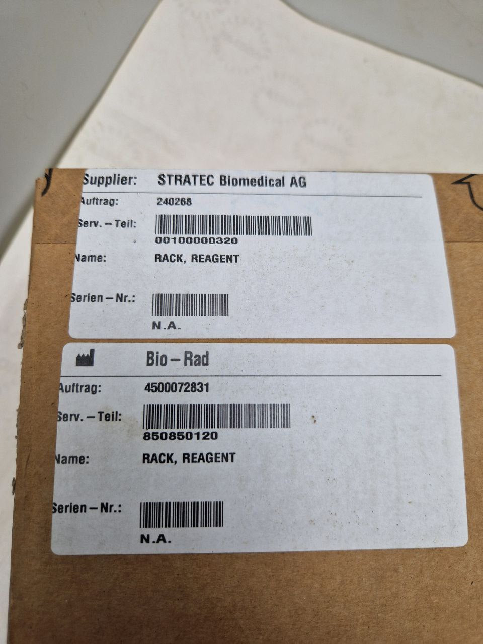 RACK, REAGENZ 00100000320 (Request price)