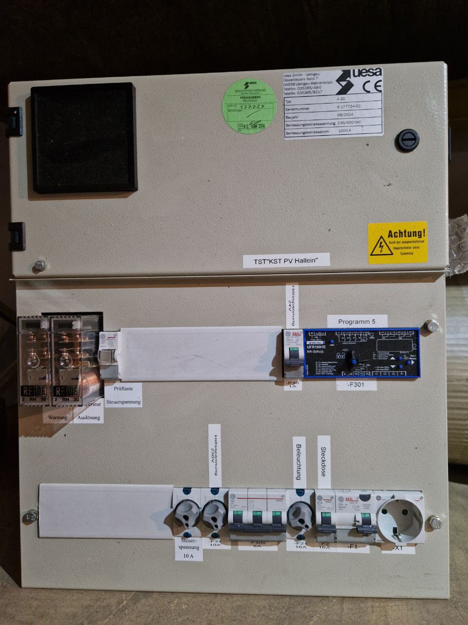 Tool kit for low-voltage distributions A20, uesa (Request price)