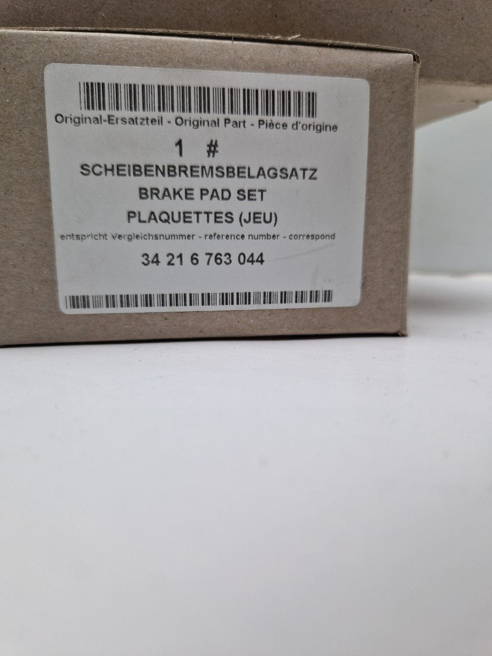 BRAKE PAD SET 34 21 6 763 044;  TEXTAR T 4161 FF  (Request price)