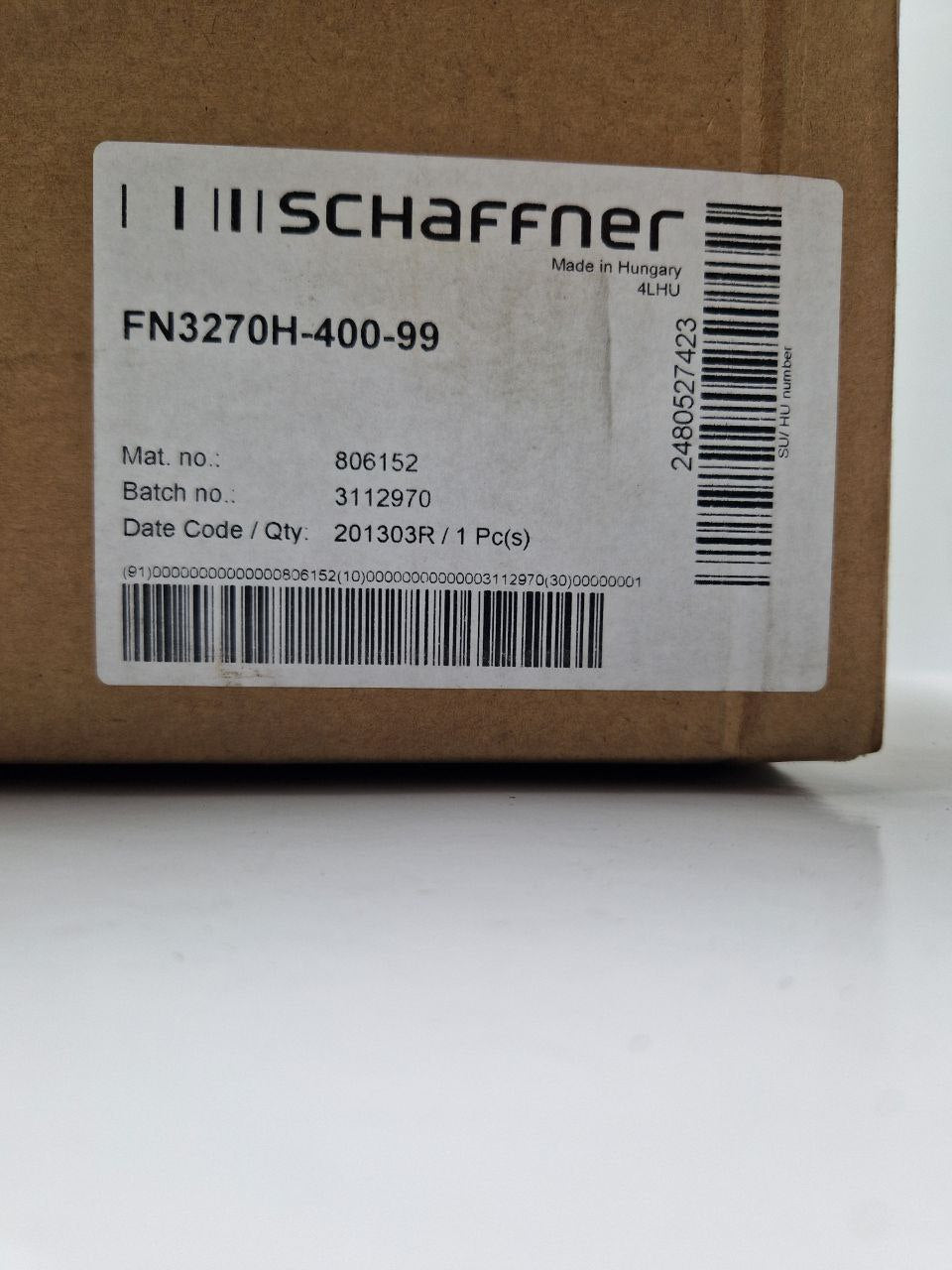 SCHAFFNER FN 3270H-400-99, Compact EMC filter for industrial motor drive applications (Request price)