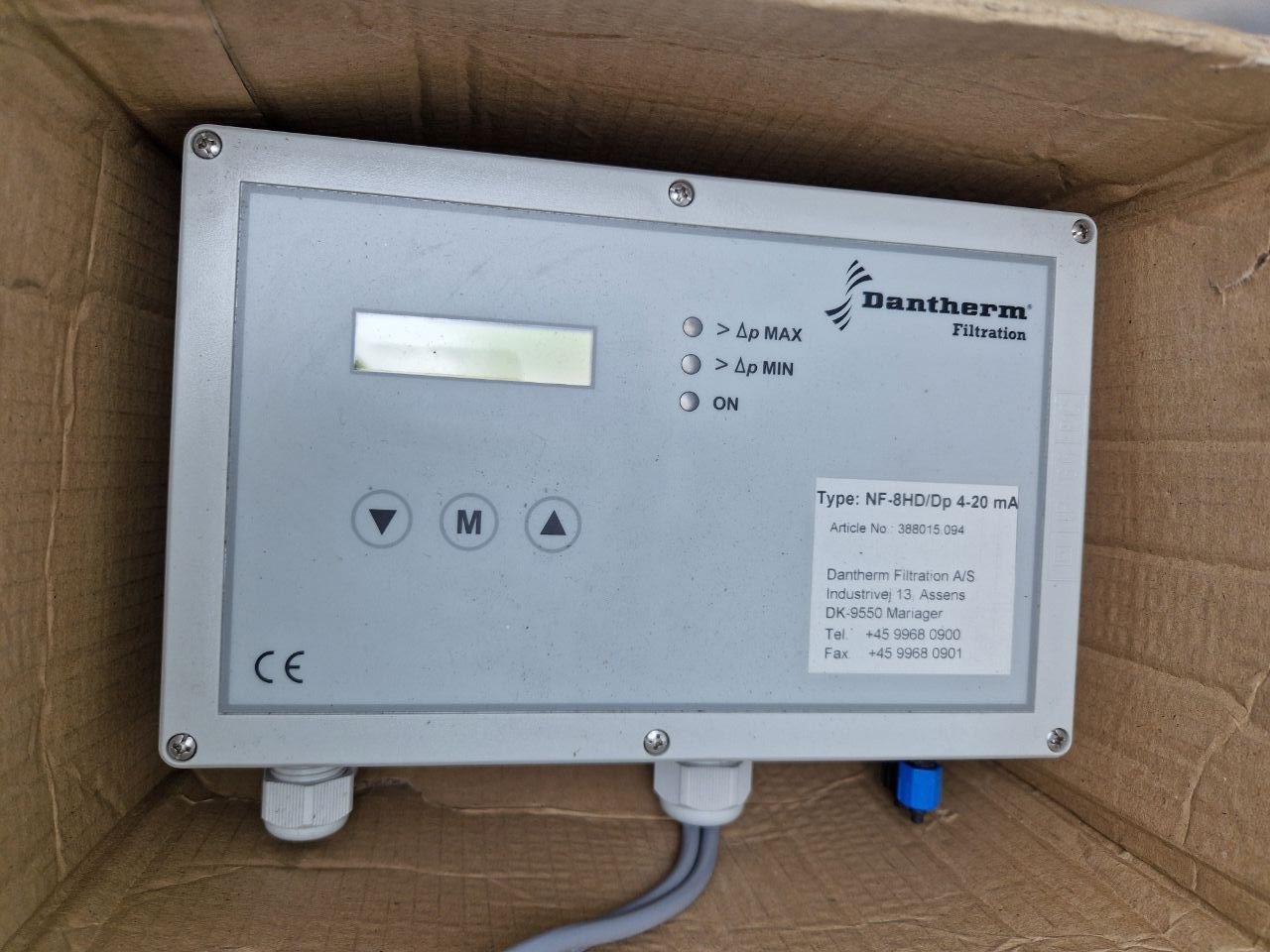 Dantherm Filtration 388015094, HF-8HD/Dp4-20mA  (Request price)