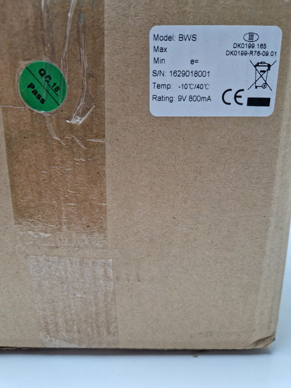 WEIGHING INDICATOR BWS 1629018001  (Request price)