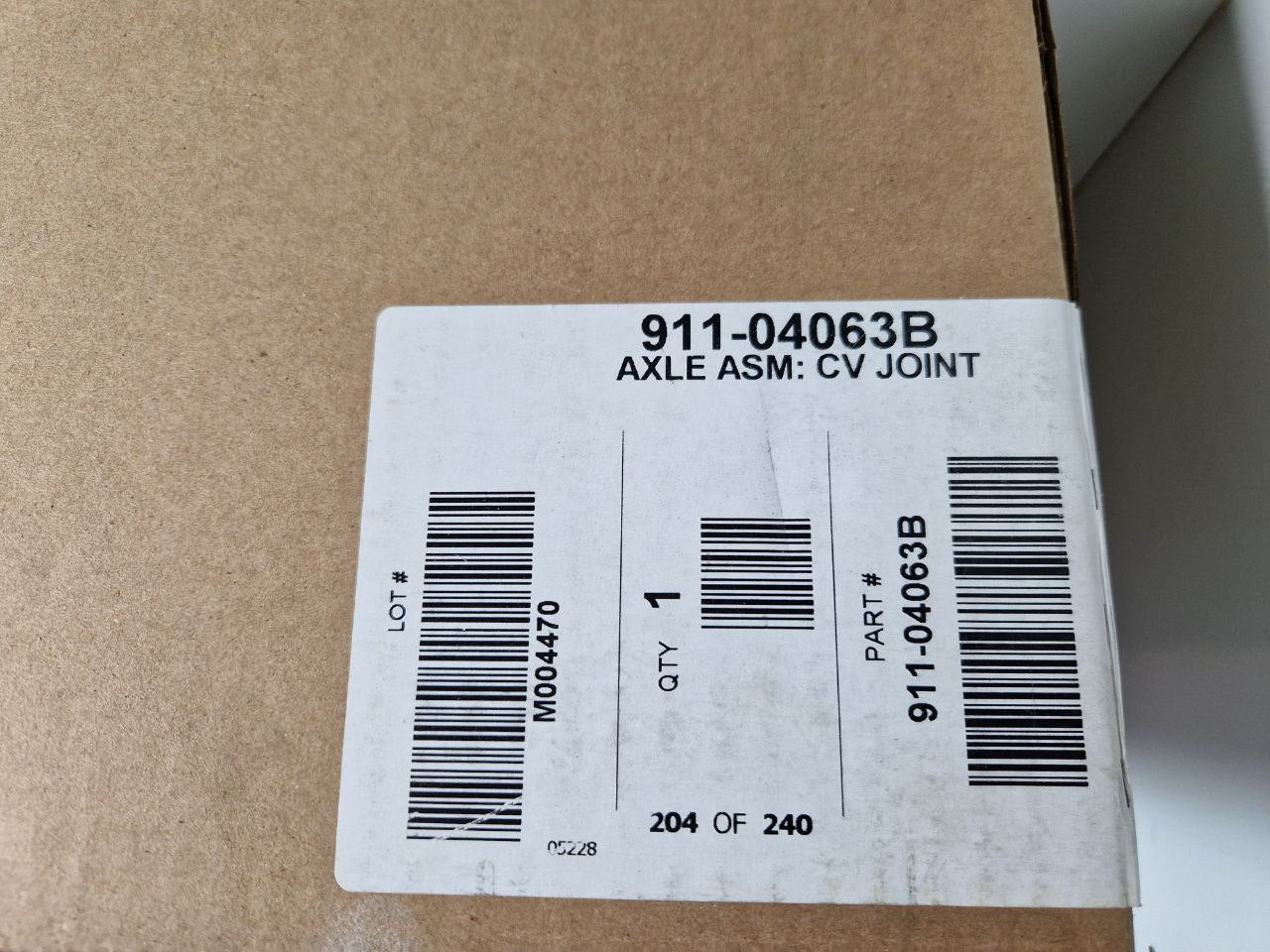 Axle Assembly CV Joint 911-04063B MTD Products Inc.