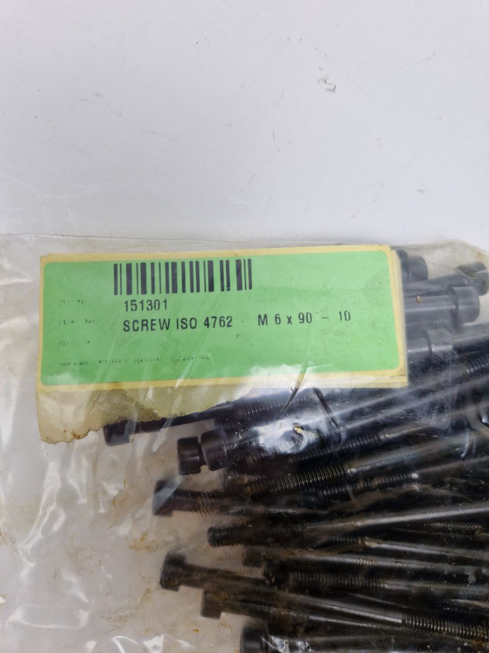 SCREW, ISO 4762, M6,90 mm, 10.9, BLACK, Item: Vestas 151301 (Request price)