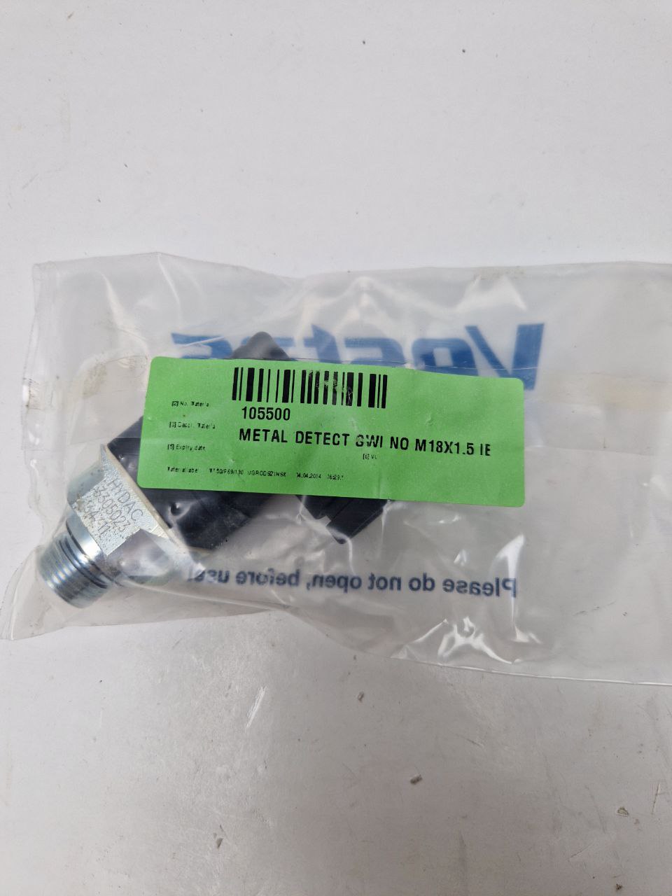 METAL DETECT SWI NO M18X1.5 IEC 4400, Item: Vestas 105500 (Request price)