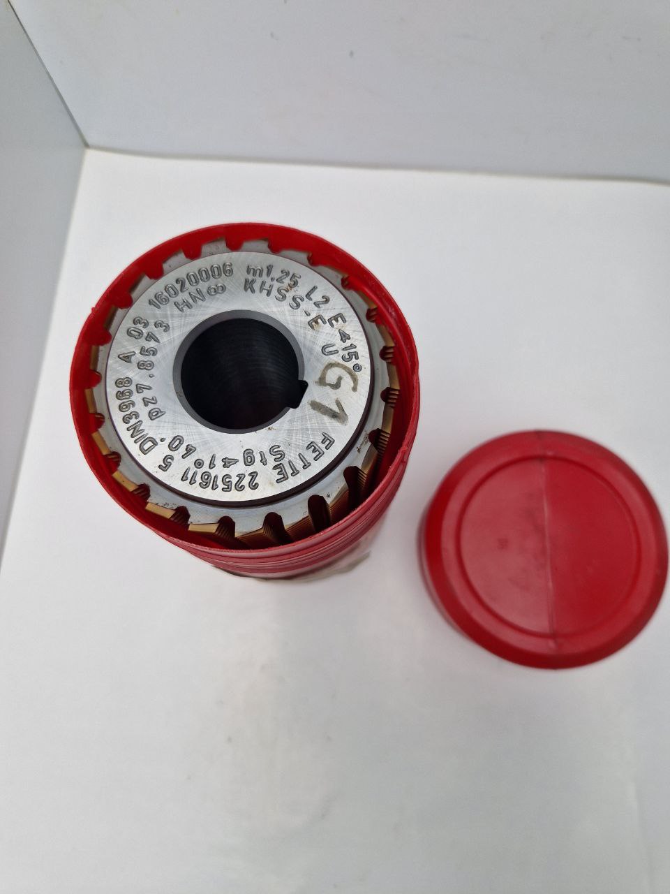 Gear hob tool FETTE 2251611 5 DIN 3968 A 03 16020006 M1,25 L2 E- 15*  (Request price)