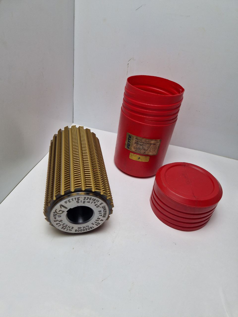 Gear hob tool FETTE 2251611 5 DIN 3968 A 03 16020006 M1,25 L2 E- 15*  (Request price)